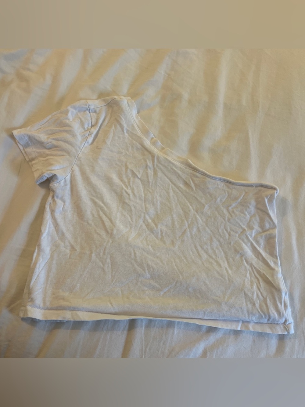aerie White off the shoulder Tee